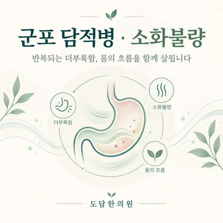 군포담적병과 반복되는 소화불량·더부룩함 안내