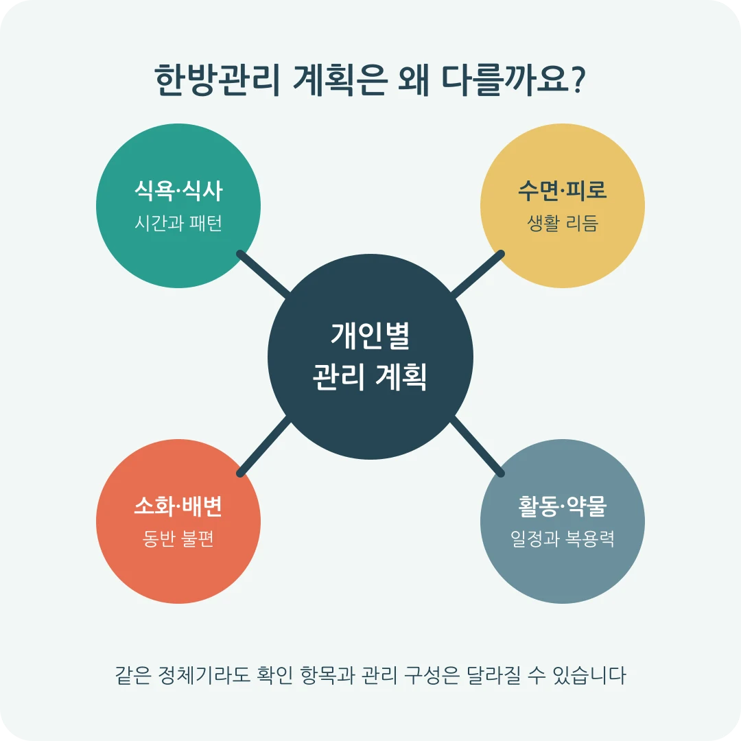식욕 수면 소화 활동을 반영한 개인별 한방 다이어트 계획 카드뉴스